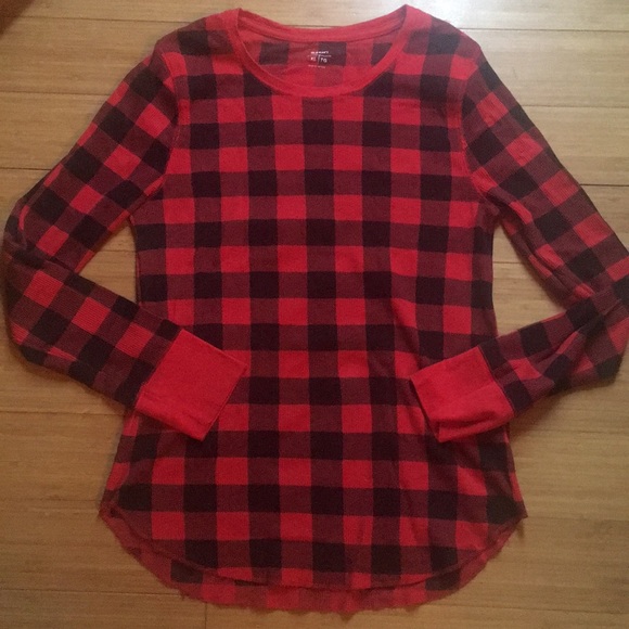 buffalo plaid thermal shirt